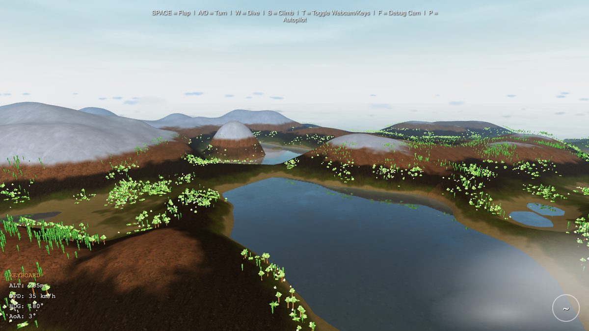 Ausgewogene Landschaft: Seen, Tsrc=