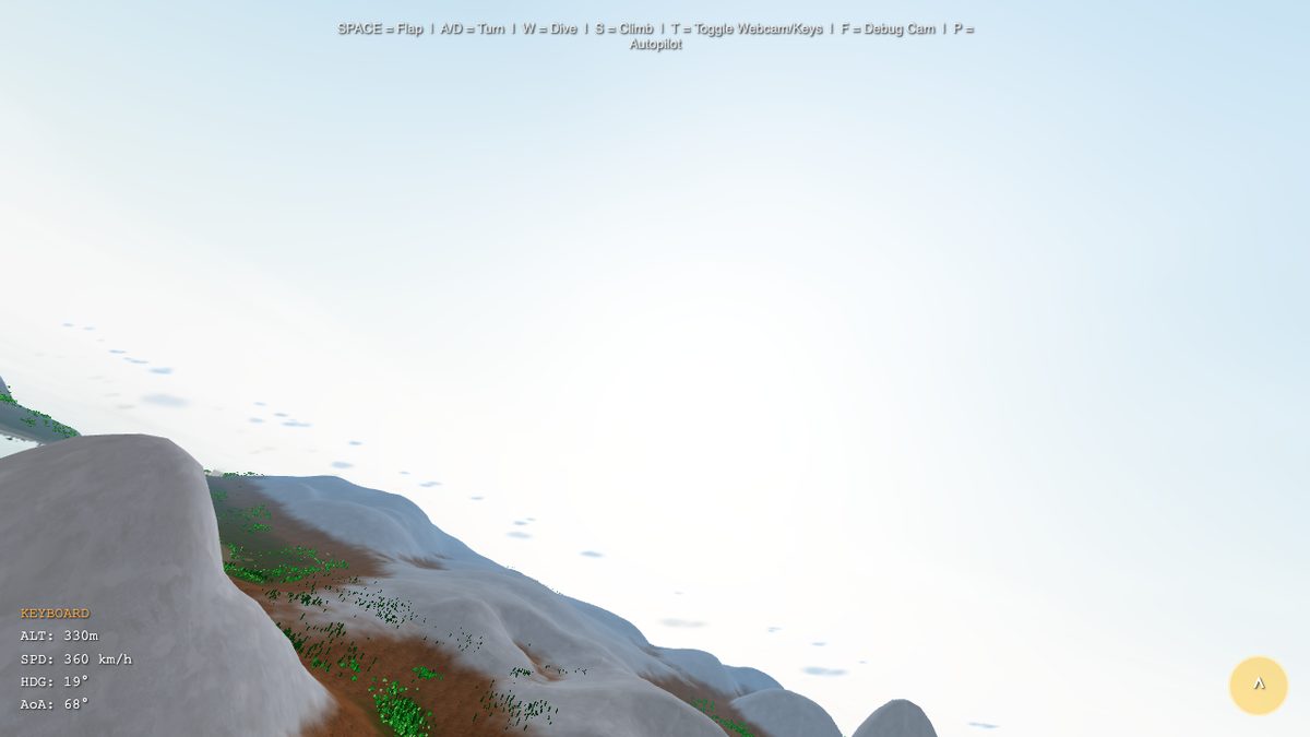 Berghang mit Fels-zu-Schnee Textursrc=